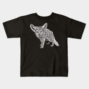 Cute Fennec Fox Art Illustration Kids T-Shirt